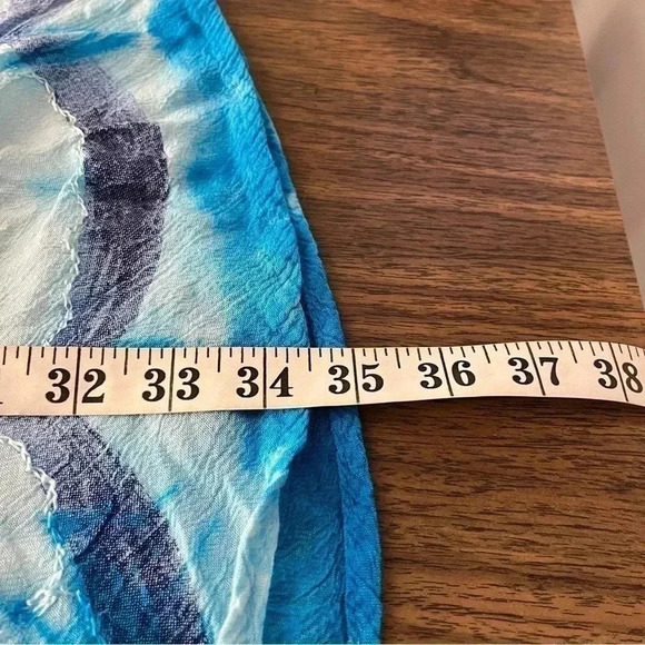 ❤️ Divine Sunset Romantic rayon dress asymmetrical hemmed OS - Picture 10 of 10